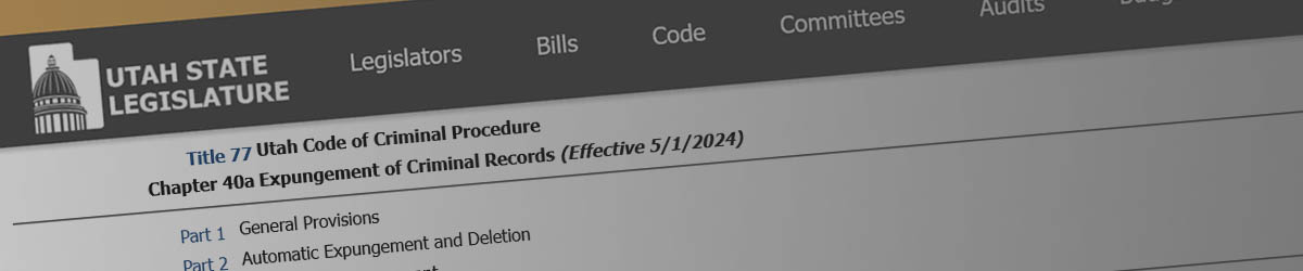 Utah-Code-77-40a-Code-of-Criminal-Procedure-Expungement